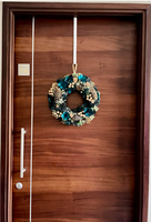 Support de couronne de Noël pour porte, crochet décoratif en métal pour couronne de Noël