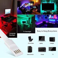 Portatif A MENÉ Des Lumières De Corde Flexible Imperméable IP65 Camping SMD 2835 5V A Mené La Lumière De Bande