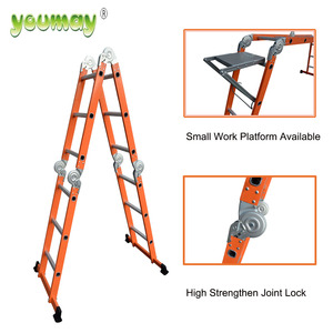 Top xếp hạng có thể gập lại thang an ninh đa mục đích Kính thiên văn nhôm thang - Product Image 2