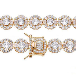 Dazzling Moissanite Diamond Bracelet With Brilliant Cut Sleek Modern Design Ideal For Wedding Jewelry Birthday Gifts - Product Image 5