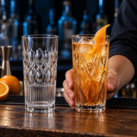 Verre à whisky en cristal de style japonais en gros, gobelet coloré pour eau, jus, bar, fête, restaurant, hôtel, utilisation avec logo personnalisé