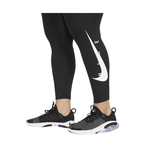Leggings Deportivos <span class=keywords><strong>Nike</strong></span> Plus Swoosh Negros para <span class=keywords><strong>Mujer</strong></span>, para Fitness y Yoga |   100% Auténtico - Product Image 3