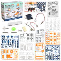 Robot Solar De ciencia 21 en 1, juguete para niños, herramienta de aprendizaje de energía de construcción Diy, juego educativo de ciencia, regalo para niños