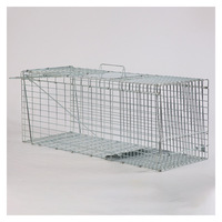 Piège à animaux automatique pliable de luxe en fer massif pour chat, souris, rat, écureuil, chien de petite taille - Vente en gros