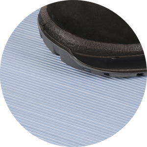 Tappetino isolante elettrostatico grigio a coste fini, spessore 4,5 mm, per protezione ad alta tensione - Product Image 1