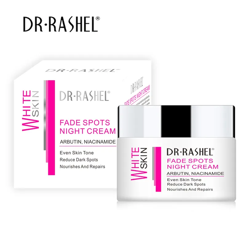 DR.RASHEL Fade Spots Night Cream idratante schiarente crema viso levigante crema per la pelle bianca