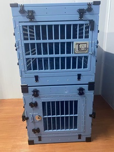 Usine directe Portable grands chiens Cage en alliage d'aluminium pliable voiture pour animaux de compagnie transportant Camping voyage <span class=keywords><strong>chien</strong></span> caisse pour <span class=keywords><strong>chien</strong></span> - Product Image 4