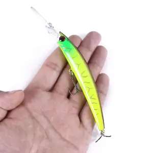 Yo Zuri pha lê 3D Minnow sâu Diver dài khoảng cách MINO chậm Chìm Nước ngọt nước biển câu cá thu hút cứng Lu