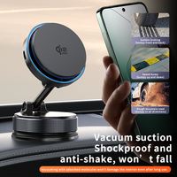 Support de chargeur de voiture sans fil BOOLA K502 25W Max avec charge rapide PPS QC PD, support de téléphone rotatif à 360° pour utilisation sur bureau, vente en gros
