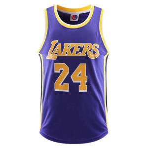 Non. 24 pour <span class=keywords><strong>Bryant</strong></span> & No. <span class=keywords><strong>Maillot</strong></span> de <span class=keywords><strong>basket</strong></span> sans manches unisexe pour adulte en polyester, modèle 23 pour James et Stephen Curry des <span class=keywords><strong>Lakers</strong></span> - Product Image 4