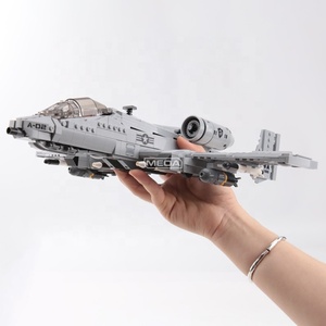 917pcs xây dựng gạch máy bay quân sự A10 WARTHOG máy bay chiến đấu tấn công máy bay phản lực Thunderbolt II cho bé trai Đồ chơi khối xây dựng máy bay - Product Image 2
