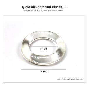 Utensilios de silicona de tres colores para hombres, productos sexis para adultos, anillos de <span class=keywords><strong>esperma</strong></span> con bloqueo de cristal, anillos de ojo de oveja y diente de lobo - Product Image 4