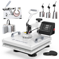 Presse à chaud 8 en 1 à double tube chauffant 360 ° Swin à commande numérique précise Mecpow MP-3881 avec grande capacité de 30oz