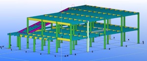 Structure en acier pour parking de voitures, garage, unités de stockage, bâtiment préfabriqué en structure légère en acier - Product Image 6