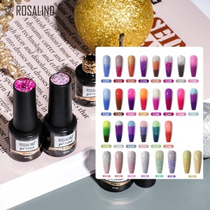 ROSALIND label privé paillettes colorées température couleur changement d'humeur <span class=keywords><strong>semi</strong></span>-<span class=keywords><strong>permanent</strong></span> <span class=keywords><strong>thermique</strong></span> uv gel vernis à ongles pour nail art - Product Image 1