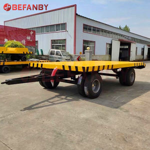 Certification CE Remorque à un seul essieu pour <span class=keywords><strong>voiture</strong></span> Matériel Q235 Rail ou sans rail Utilisation industrielle Capacité de 1 à 100 tonnes - Product Image 2