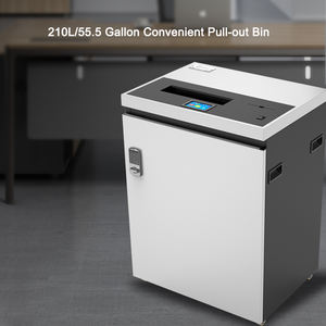 Trituradora de papel P4 de gran capacidad y corte cruzado, CD, DVD, U-Disk, 24 horas, sin parar, 4x40mm, 80 hojas - Product Image 6