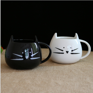 UCHOME nuevos productos de 2019 regalo creativo de dibujos animados gato blanco y negro Taza de cerámica <span class=keywords><strong>para</strong></span> <span class=keywords><strong>Navidad</strong></span> - Product Image 2
