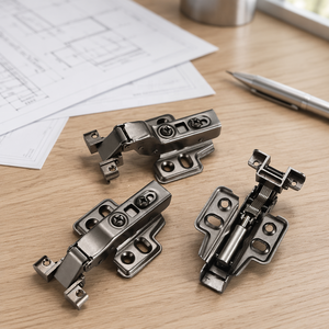 Geräuschlose Puffer-Glastür für Weinschrank mit Hydraulischer Dämpfung, Aluminiumrahmen-Scharniere, Soft-Close Verdeckte Möbelbeschläge - Product Image 1