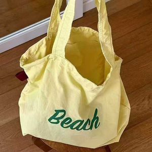 Bolso de lona Tusk, bolso de hombro de gran capacidad para mujer, para ir al trabajo, para usar en el aula, estilo japonés y coreano, logotipo personalizable - Product Image 3