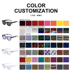 कस्टम लोगो छायादार एसीटेट ध्रुवीकृत धूप का चश्मा रेट्रो बिल्ली आंख उv400 पुरुषों के लिए - Product Image 5