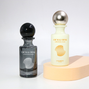 Hot Sell Round 50ml Perfume <b>Bottle</b> clear Black 30Ml 100ml Glass Perfume <b>Bottle</b> Luxury Perfume <b>Bottle</b> With Long Neck - Product Image 6