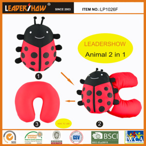 Cute Animal <strong>Kids</strong> Transform <strong>Pillow</strong> Blanket Plush Toys 2 in 1 Neck <strong>Travel</strong> <strong>Pillow</strong> - Product Image 6