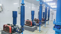 Souffleurs et compresseurs de racines électriques 75 hp pour convoyeur à haute pression Poudre fourragère Traitement des eaux usées Étangs à poissons