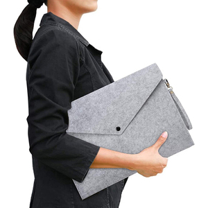 Biểu Tượng Tùy Chỉnh Xách Tay Cảm Thấy Thư Mục Mở Rộng Tập Tin Thư Mục Giấy Phong Bì A4 Thư Mục Cảm Thấy Tài Liệu Lưu Trữ Pouch Túi Với Dây Buộc - Product Image 6