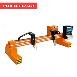 เครื่องตัดพลาสม่าซีเอ็นซีแบบโครงเหล็กสำหรับตัดแผ่นโลหะ เหล็กกล้าคาร์บอน เหล็กกล้าไร้สนิม แผ่นหนา เครื่องตัดพลาสม่าแบบใช้เปลวไฟสำหรับงานอุตสาหกรรม - Product Image 1