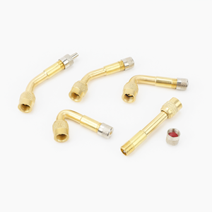 Extension de valve de pneu en laiton coudée à 45, 90, 135 degrés avec capuchon pour réparation automobile et moto - Product Image 2