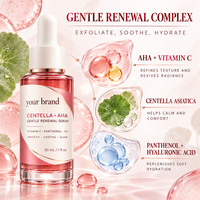 Sérum Visage Coréen Hydratant et Apaisant à la Centella et AHA pour une Exfoliation Douce – Marque Blanche