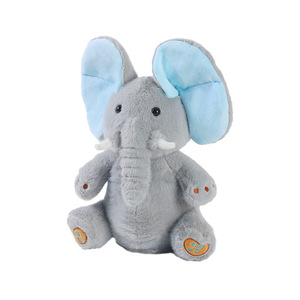 Peluche Éléphant Parlant et Chantant <span class=keywords><strong>pour</strong></span> Cacher et Chercher, Rembourrage Coton PP, 31cm-50cm, <span class=keywords><strong>pour</strong></span> Bébé 0-24 Mois, Apaise le Sommeil - Product Image 5