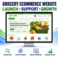 Diseño y Desarrollo de Sitios Web de Comercio Electrónico de Abarrotes Personalizados con Catálogo de Productos, Horarios de Entrega y Carrito de Compras