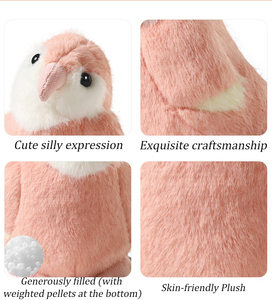 Offre Spéciale : Jouet en Peluche Perroquet Réaliste, Super Doux, à Poils Longs, pour Enfants, Décoration Maison, Coton PP - Product Image 3