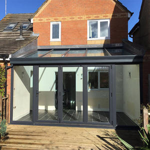 Conception de toit rétractable de maison en verre conservatoire personnalisé dynamique avec moulure inclinée - Product Image 2