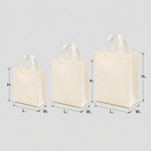Sac fourre-tout non tissé thermosoudé recyclable avec logo personnalisé, écologique et réutilisable pour les courses à emporter et la vente en gros - Product Image 3