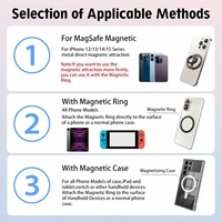 Support de téléphone portable pliable à angle réglable iDock Support de téléphone magnétique puissant pour voyage