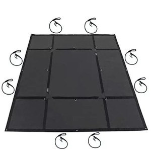 Nhiệm Vụ Nặng Nề Polyester PVC Tráng Hàng Hóa Net Không Thấm Nước Lưới Vải Xe Tải Giường Bìa Cho Xe Tải Pickup Bền Dệt Mô Hình - Product Image 5