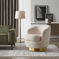 Fauteuil de détente en cuir pour la maison, le bureau, la chambre, l'appartement, l'hôtel et la villa