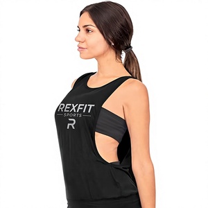 เสื้อกล้ามออกกำลังกายผู้หญิง REXFITSPORTS 2026 แบบสั่งทำพิเศษ ทรงหลวม ระบายอากาศได้ดี เหมาะสำหรับฟิตเนส โยคะ และกีฬา - Product Image 1