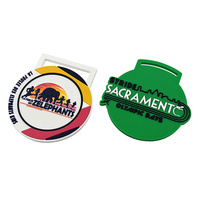 Médailles personnalisées en caoutchouc souple PVC, médailles en silicone pour enfants, football, dames, éducation, briques, étoiles, design, natation, sports