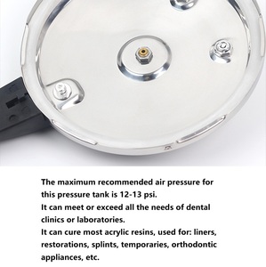 Autoclave à haute pression pour la stérilisation, cuve de polymérisation pneumatique, équipement de laboratoire <span class=keywords><strong>dentaire</strong></span> - Product Image 6