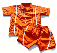 Ensemble 2 pièces polo et short cargo en nylon avec logo personnalisé, survêtement de jogging pour hommes, t-shirts et short pour hommes