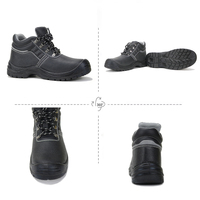 Sepatu Keselamatan Ce S3 dengan Pelindung Baja di Ujung dan Sol Baja, Anti Statis, Anti Selip, Tahan Lama untuk Konstruksi, Pertambangan, dan Tahan Aus.