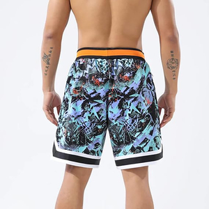 Fabriek Professionele Custom Logo Gesublimeerde Mode Sport Shorts Ademend Snel Droog Heren Basketbalshorts - Product Image 2
