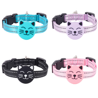 Collier de suivi GPS/GPRS intelligent anti-perte en silicone réfléchissant imperméable pour animaux de compagnie avec application IOS