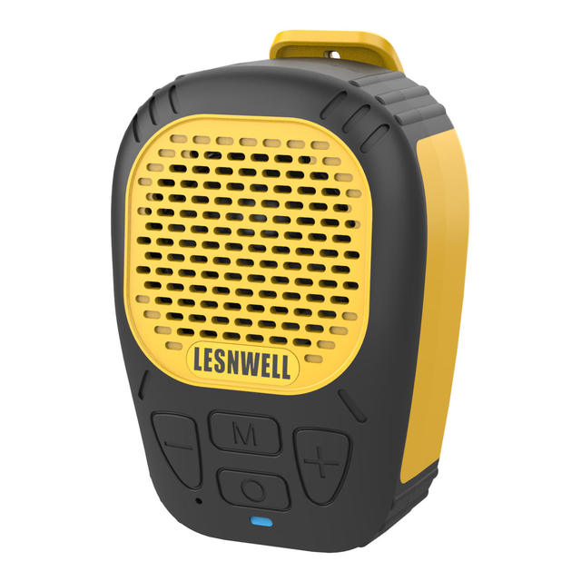 Clip On Wearable Mini BT Speaker Outdoor Sports Wireless Audio Built In Microphone Hands Free Call TF Card Playback