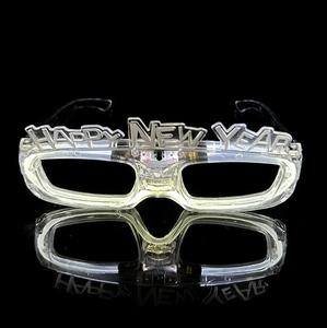 幸せな新年中国の新年LED輝くメガネパーティーバックスクールハロウィン卒業バレンタインデーイースターバッテリー - Product Image 4