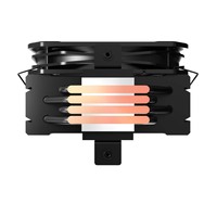 Offres Spéciales 4 caloducs ARGB AM5 130mm CPU refroidisseur ventilateur 4 broches PWM boîtier d'ordinateur CPU ventilateur de refroidissement par Air pas cher refroidisseur Intel